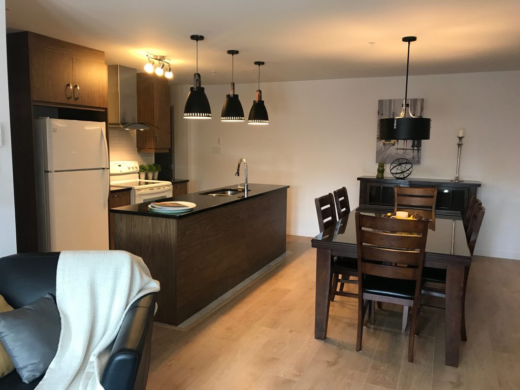 Cuisine et salle à manger 3 1/2 Logements Horizon